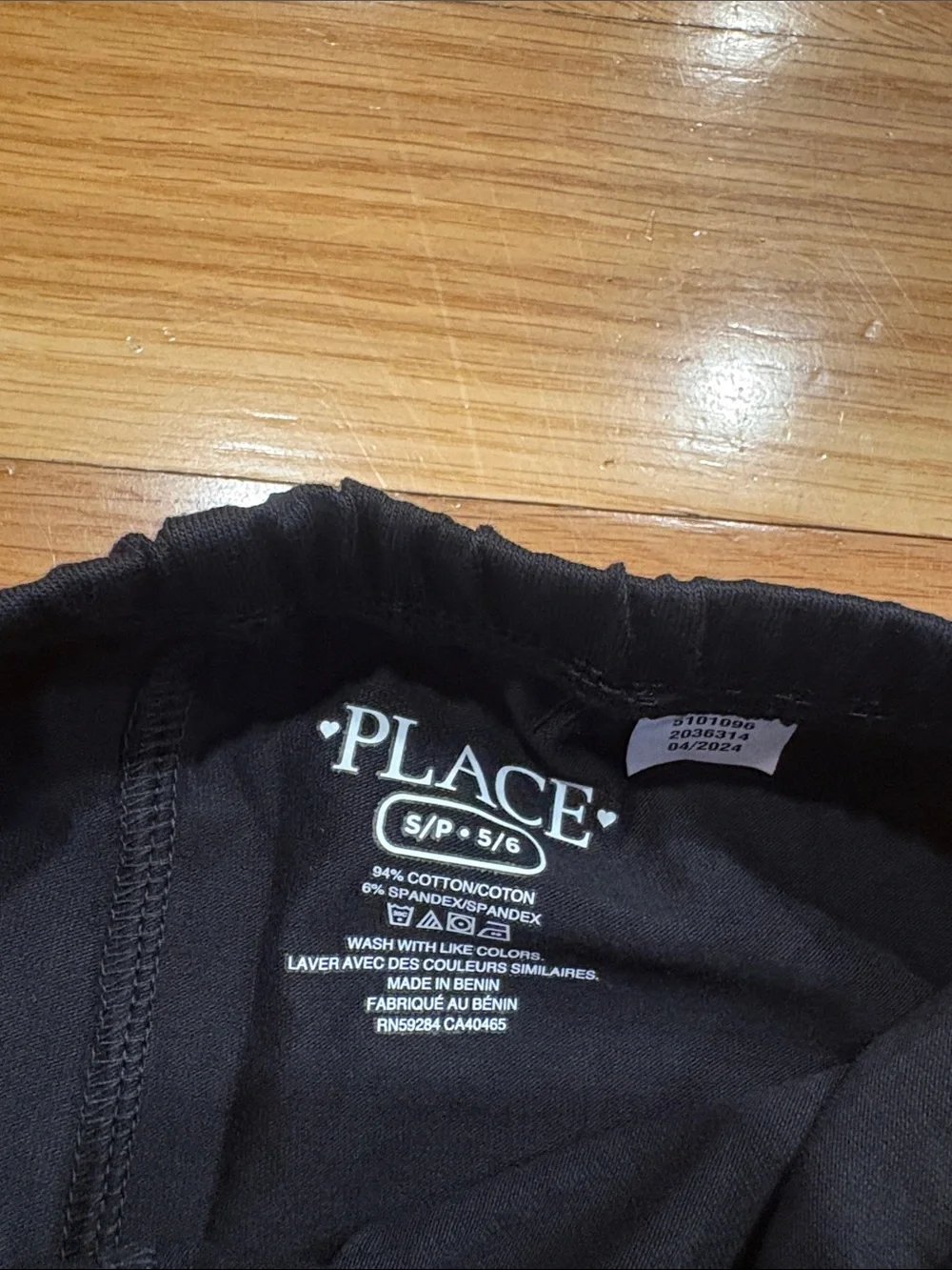The Children's Place Black Kids Leggings - Classic Stretch